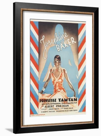 Princess Tam-Tam, Josephine Baker-null-Framed Premium Giclee Print