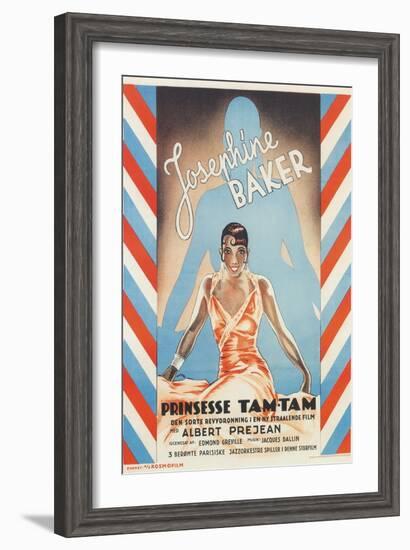 Princess Tam-Tam, Josephine Baker-null-Framed Art Print