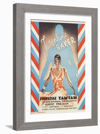 Princess Tam-Tam, Josephine Baker-null-Framed Art Print