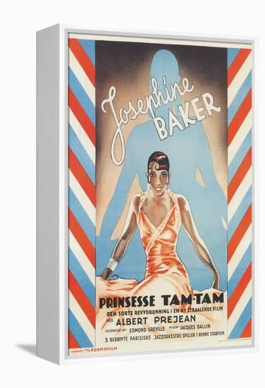 Princess Tam-Tam, Josephine Baker-null-Framed Stretched Canvas