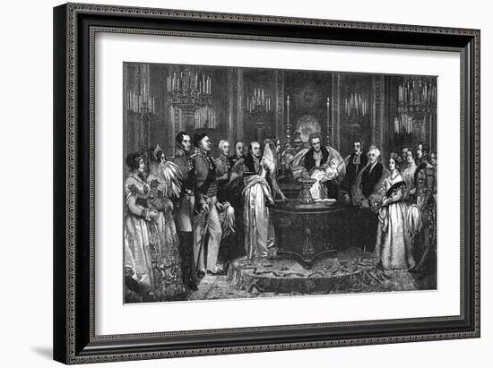 Princess Vicky Christened, 1841-null-Framed Art Print