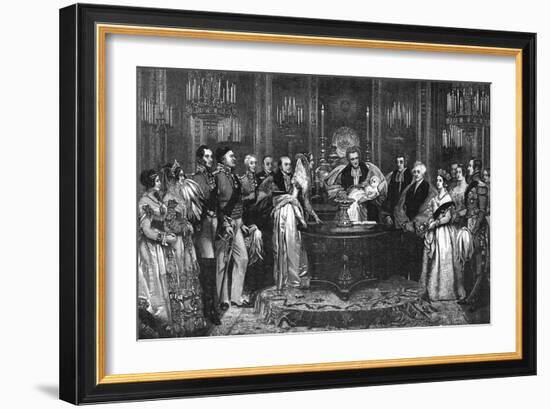 Princess Vicky Christened, 1841-null-Framed Art Print