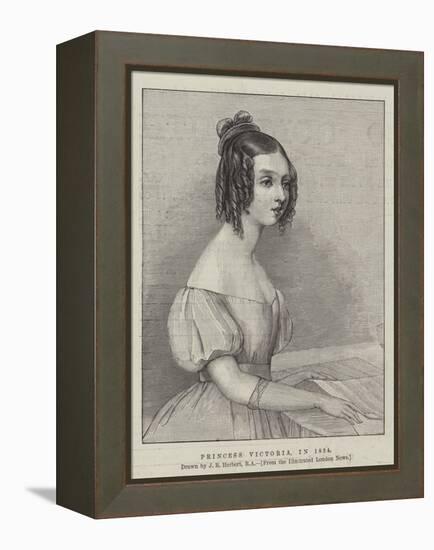Princess Victoria, in 1834-John Rogers Herbert-Framed Premier Image Canvas