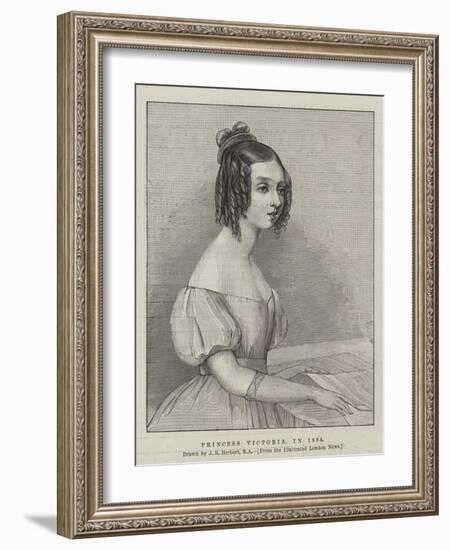 Princess Victoria, in 1834-John Rogers Herbert-Framed Giclee Print