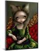 Princess with a Black Cat-Jasmine Becket-Griffith-Mounted Art Print