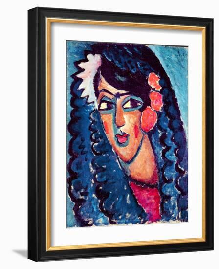 Princess with White Flower, 1913-Alexej Von Jawlensky-Framed Giclee Print