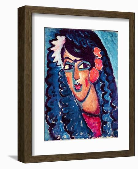 Princess with White Flower, 1913-Alexej Von Jawlensky-Framed Giclee Print