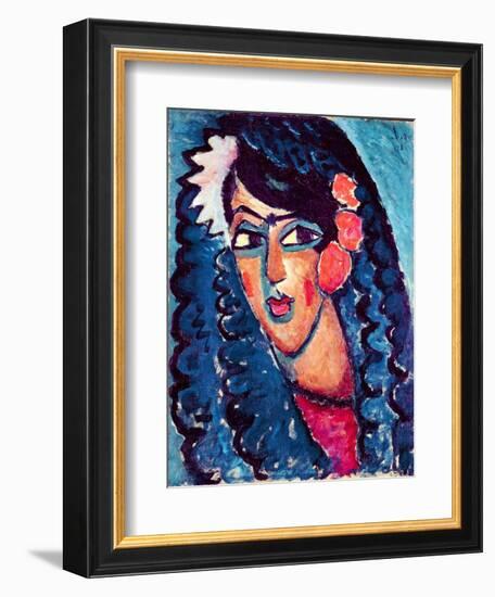 Princess with White Flower, 1913-Alexej Von Jawlensky-Framed Giclee Print