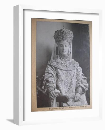 Princess Yelizaveta Dimitrievna Zu Sayn-Wittgenstein, Nee Nabokova (1877-194), 1913-Fritz Eggler-Framed Giclee Print