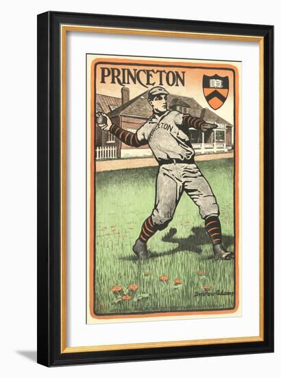 Princeton Baseball Poster-null-Framed Premium Giclee Print