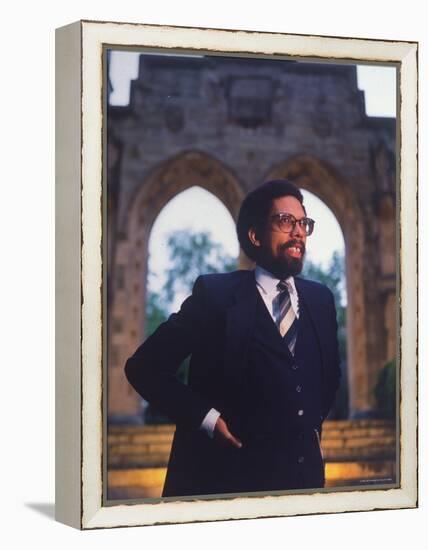 Princeton University Director of Afro American Studies Cornel West-Ted Thai-Framed Premier Image Canvas