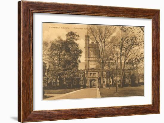 Princeton University Library, New Jersey-null-Framed Art Print