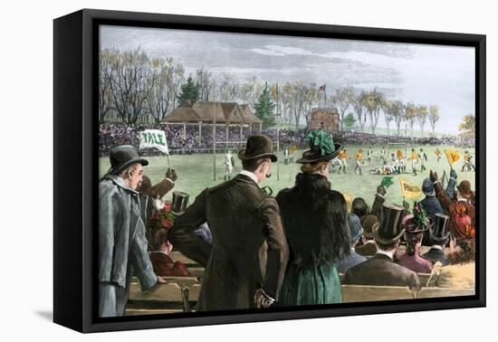 Princeton-Yale Football Match, 1889-null-Framed Premier Image Canvas