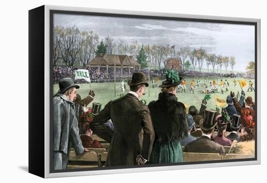 Princeton-Yale Football Match, 1889-null-Framed Premier Image Canvas