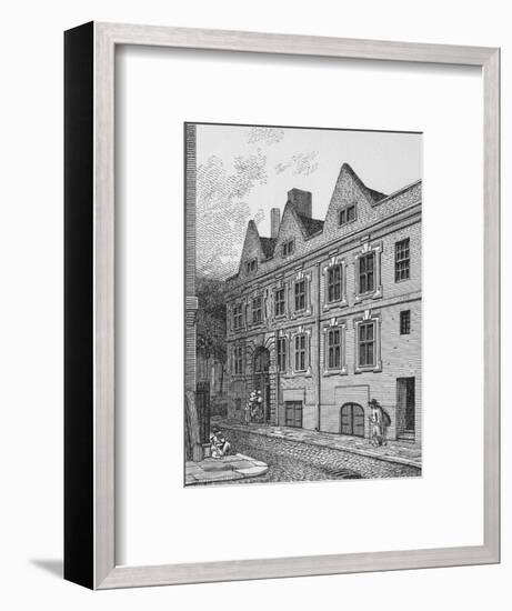 Principal entrance to Leathersellers' Hall, City of London, 1801 (1911)-Unknown-Framed Giclee Print