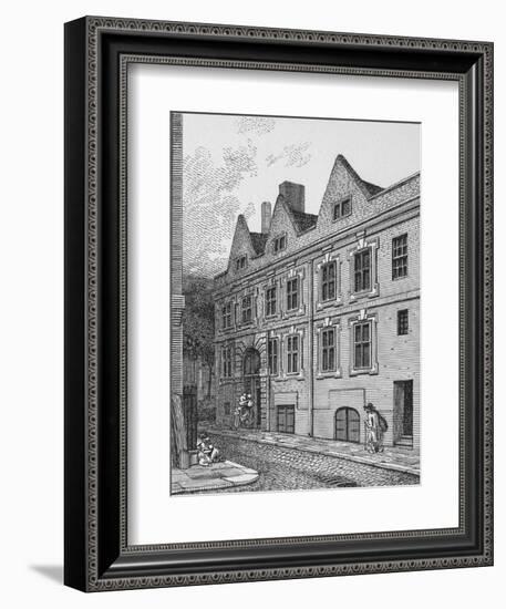 Principal entrance to Leathersellers' Hall, City of London, 1801 (1911)-Unknown-Framed Giclee Print