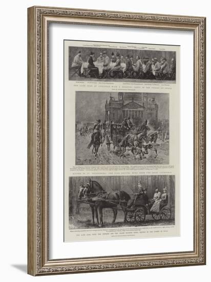 Principal Events in the Life of the Late Czar-null-Framed Giclee Print