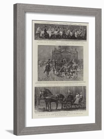 Principal Events in the Life of the Late Czar-null-Framed Giclee Print