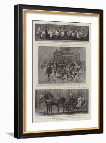 Principal Events in the Life of the Late Czar-null-Framed Giclee Print