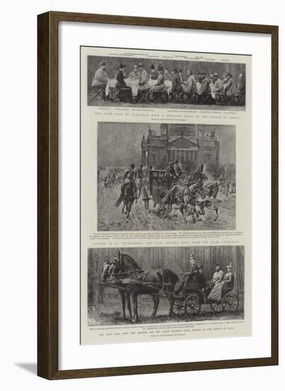 Principal Events in the Life of the Late Czar-null-Framed Giclee Print