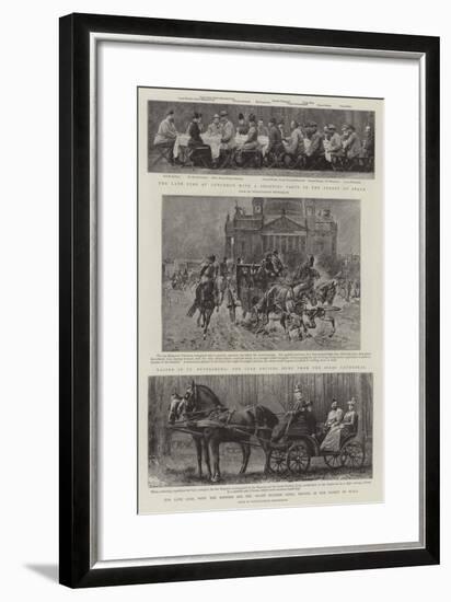 Principal Events in the Life of the Late Czar-null-Framed Giclee Print