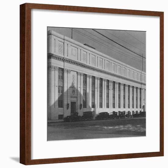 Principal facade of the Masonic Temple, Birmingham, Alabama, 1924-Unknown-Framed Photographic Print