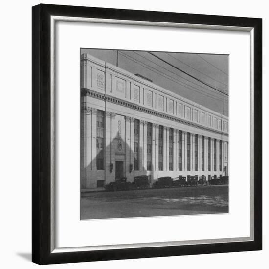 Principal facade of the Masonic Temple, Birmingham, Alabama, 1924-Unknown-Framed Photographic Print