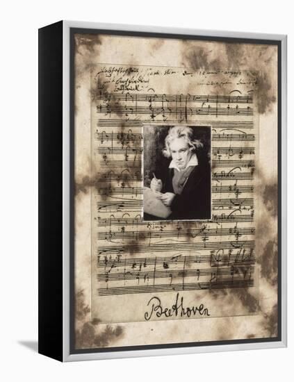 Principles of Music-Beethoven-Susan Hartenhoff-Framed Premier Image Canvas