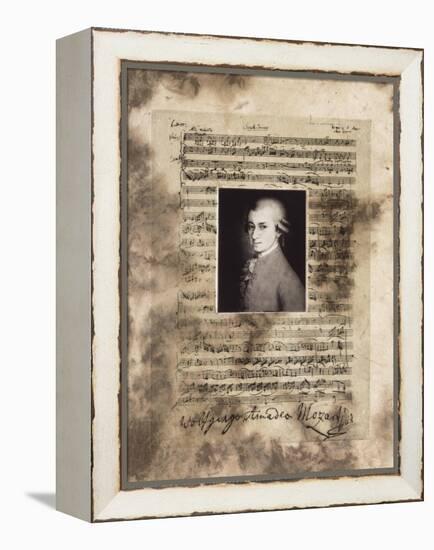 Principles of Music-Mozart-Susan Hartenhoff-Framed Premier Image Canvas