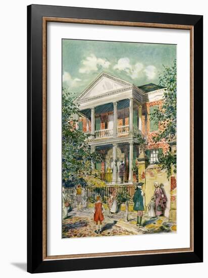 Pringle House, Charleston, South Carolina, USA, C18th Century-James Preston-Framed Giclee Print