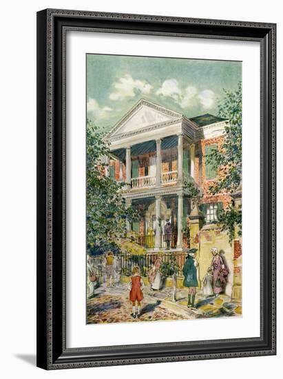 Pringle House, Charleston, South Carolina, USA, C18th Century-James Preston-Framed Giclee Print