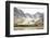 Prins Christian Sund, lateral and medial moraines on Igdlorssuit Glacier, southern Greenland, Polar-Tony Waltham-Framed Photographic Print