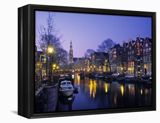 Prinsengracht, Amsterdam, Holland-Jon Arnold-Framed Premier Image Canvas