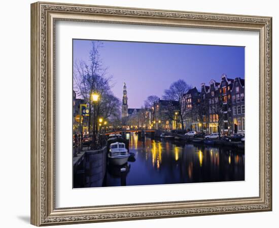 Prinsengracht, Amsterdam, Holland-Jon Arnold-Framed Photographic Print