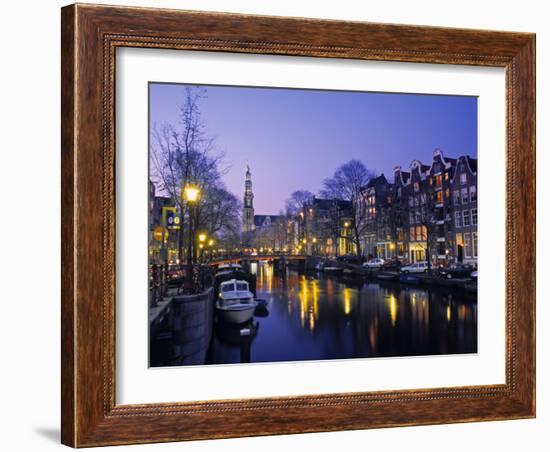 Prinsengracht, Amsterdam, Holland-Jon Arnold-Framed Photographic Print