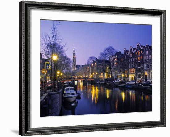 Prinsengracht, Amsterdam, Holland-Jon Arnold-Framed Photographic Print