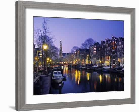 Prinsengracht, Amsterdam, Holland-Jon Arnold-Framed Photographic Print