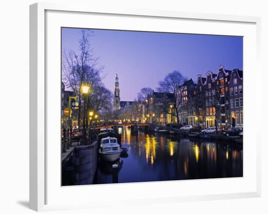 Prinsengracht, Amsterdam, Holland-Jon Arnold-Framed Photographic Print