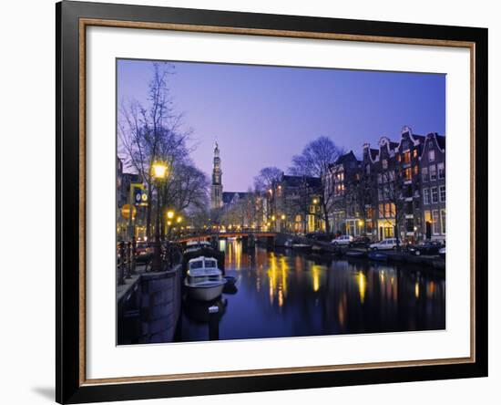 Prinsengracht, Amsterdam, Holland-Jon Arnold-Framed Photographic Print