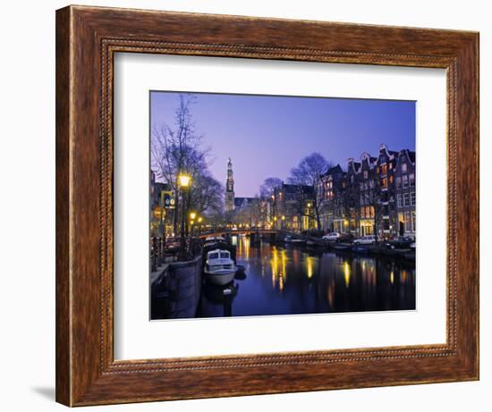 Prinsengracht, Amsterdam, Holland-Jon Arnold-Framed Photographic Print