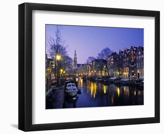 Prinsengracht, Amsterdam, Holland-Jon Arnold-Framed Photographic Print