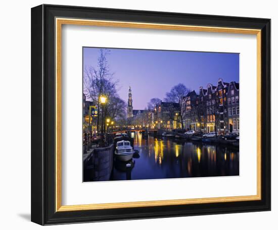 Prinsengracht, Amsterdam, Holland-Jon Arnold-Framed Photographic Print