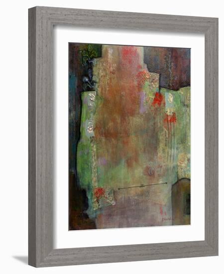 Print Abstract Where the Love Is-Blenda Tyvoll-Framed Art Print