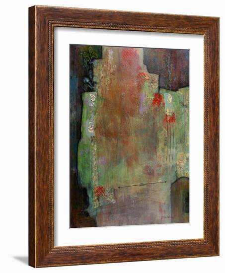 Print Abstract Where the Love Is-Blenda Tyvoll-Framed Art Print