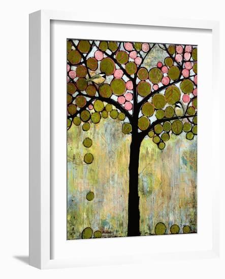 Print Art Chickadee Tree-Blenda Tyvoll-Framed Art Print