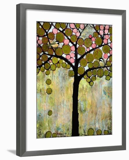 Print Art Chickadee Tree-Blenda Tyvoll-Framed Art Print