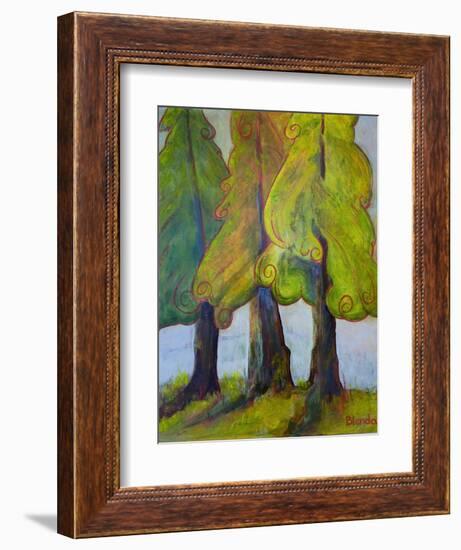 Print Art Trees At the Forests Edge-Blenda Tyvoll-Framed Art Print