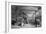 Print Depicting Workers at a Textile Factory-null-Framed Giclee Print