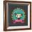 Print - Mexican Sugar Skull, Day of the Dead Poster-Marish-Framed Art Print