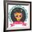 Print - Mexican Sugar Skull, Day of the Dead Poster-Marish-Framed Art Print